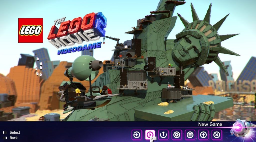 The LEGO Movie 2 Videogame: Main Menu