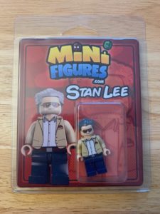 custom Stan Lee minifigure packaging