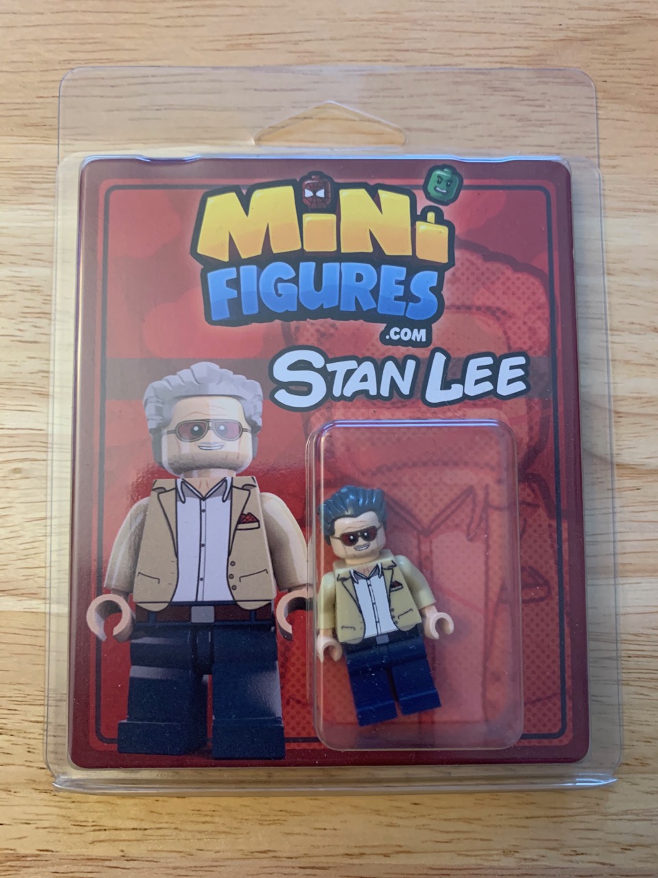 Stan Lee Minifigure Marvel The Avengers Spider Man Iron Man America Mini Figure