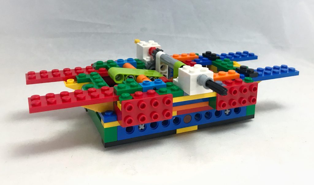 LEGO Steamboat Willie inside