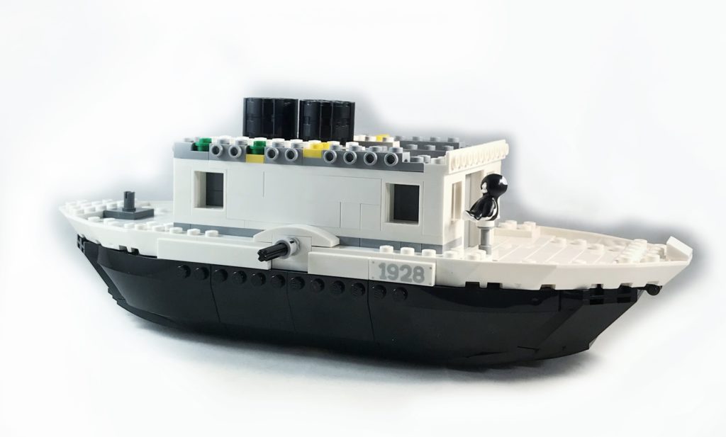 LEGO Steamboat Willie almost complete