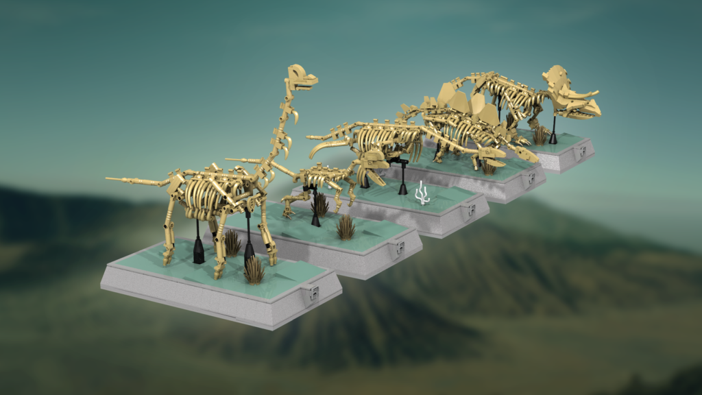 lego jurassic world skeleton dinosaurs