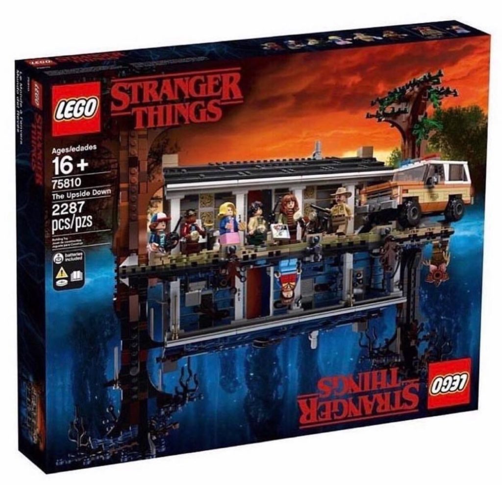 LEGO Stranger Things set box art.