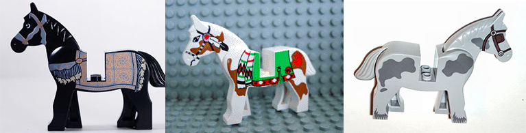 choose model LEGO Minifig ANIMAL cheval horse 93083 