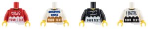custom LEGO minifigures torso hello I'm, building since, everything is awesome, i hate