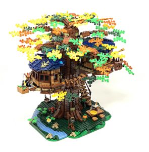 lego tree house finished