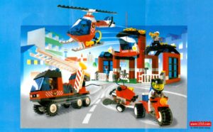 lego fire stations: fire fighter's hq