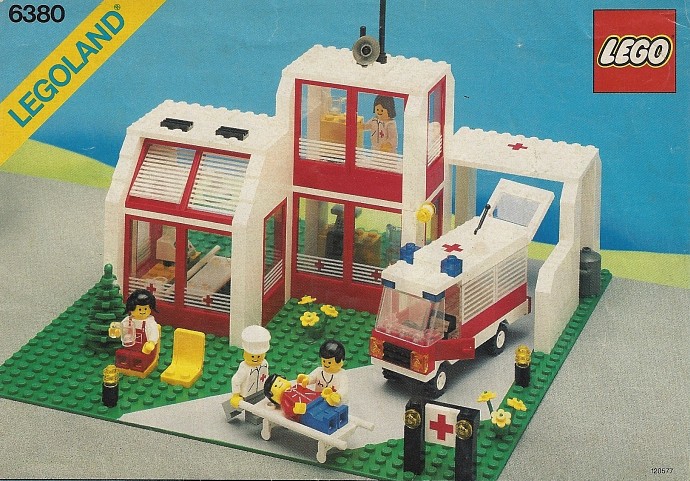 Old cheap lego hospital