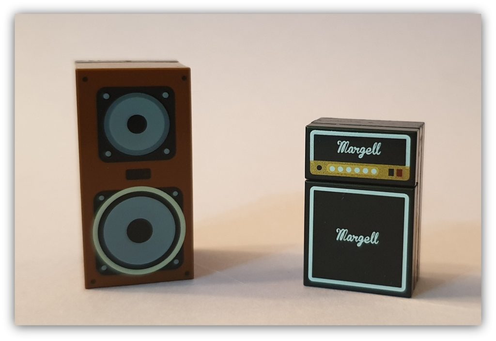 lego musical instruments speakers