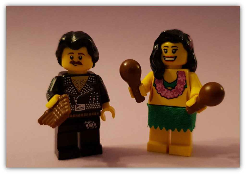 lego musical instruments pan pipes and maracas