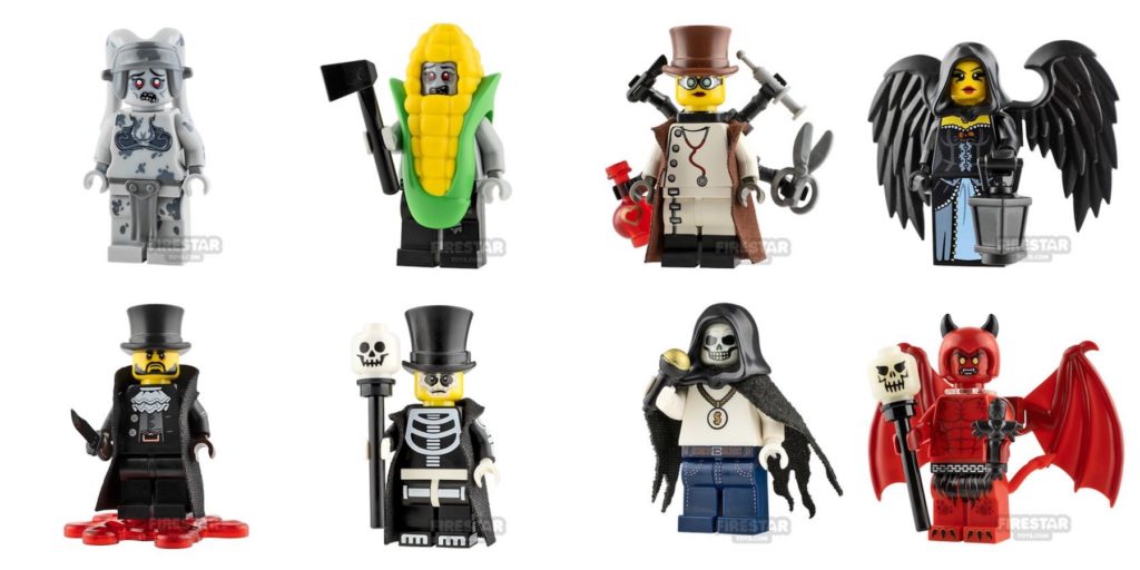 Lego halloween custom minifigures