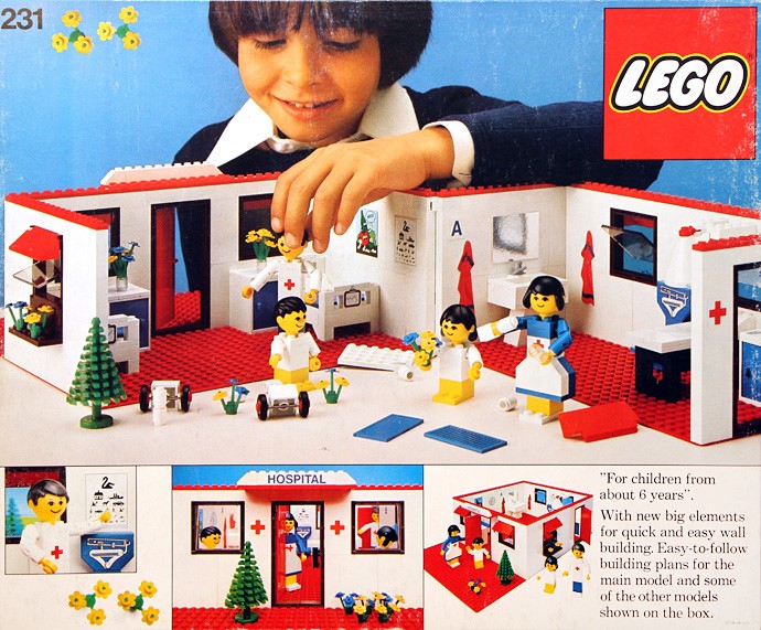 lego hospital 1990