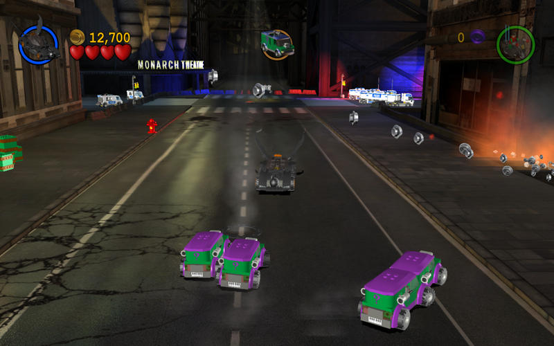 lego batman: the videogame vehicle based level