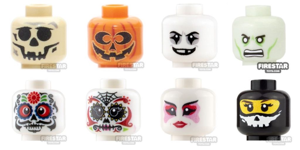 Lego halloween alternate heads