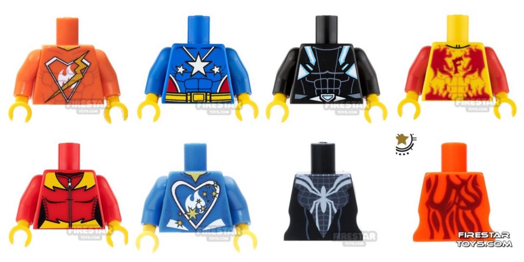 Lego halloween superhero torsos