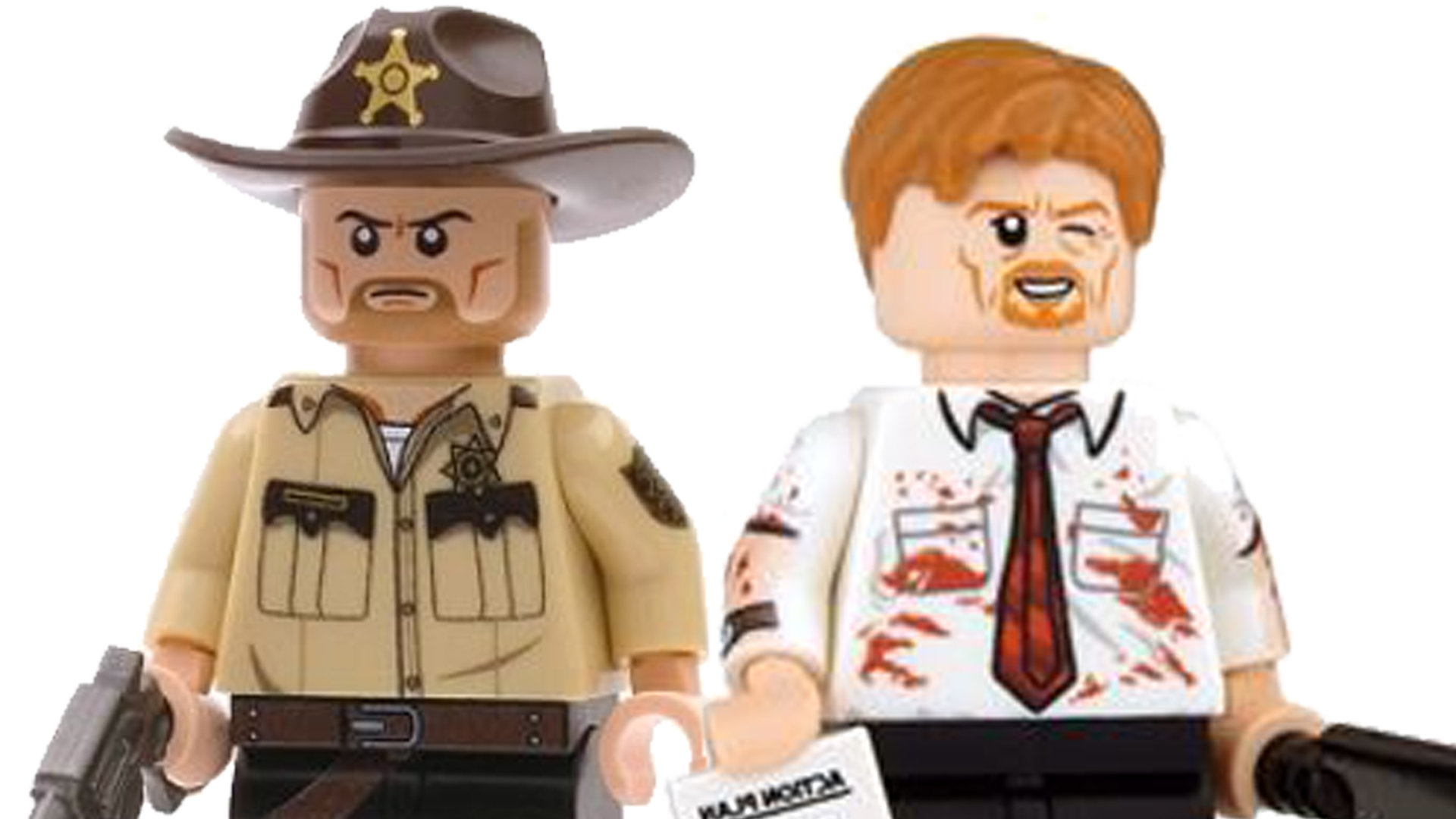 Brick Grimes and Shaun of the Dead