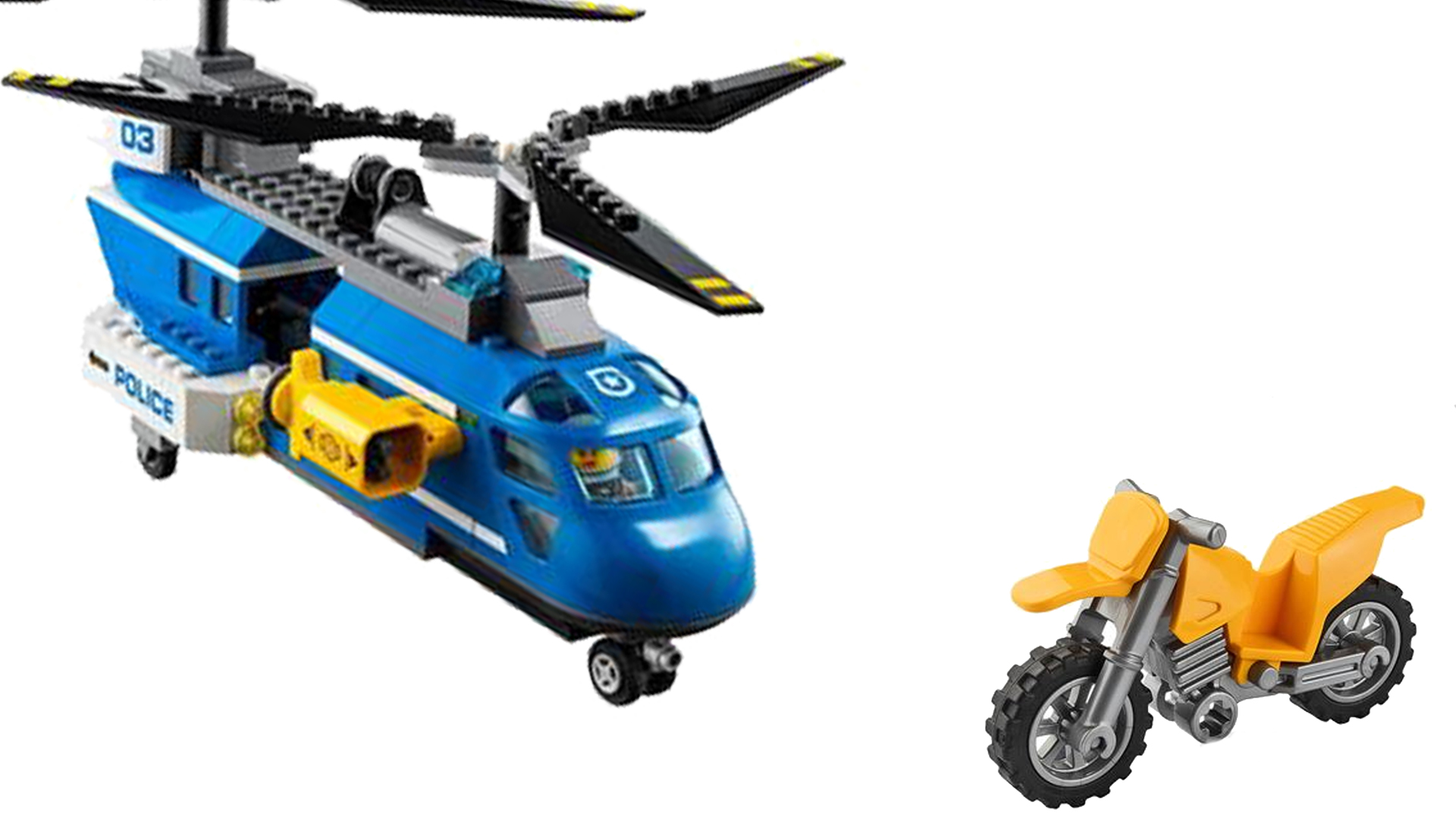 LEGO Police Helicopter and Bike