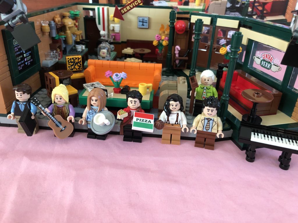 lego central perk finished set