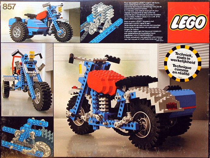 LEGO TECHNIC 8420 Street Bike Motorcycle Motorbike - Complete w