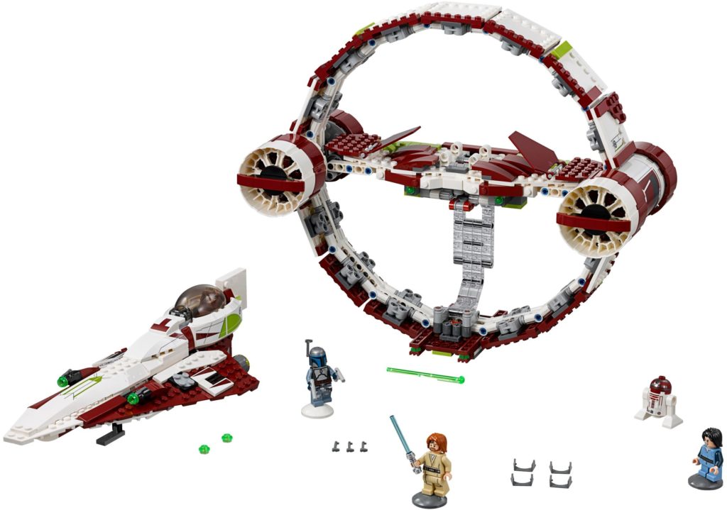 best lego star wars sets jedi starfighter with hyperdrive