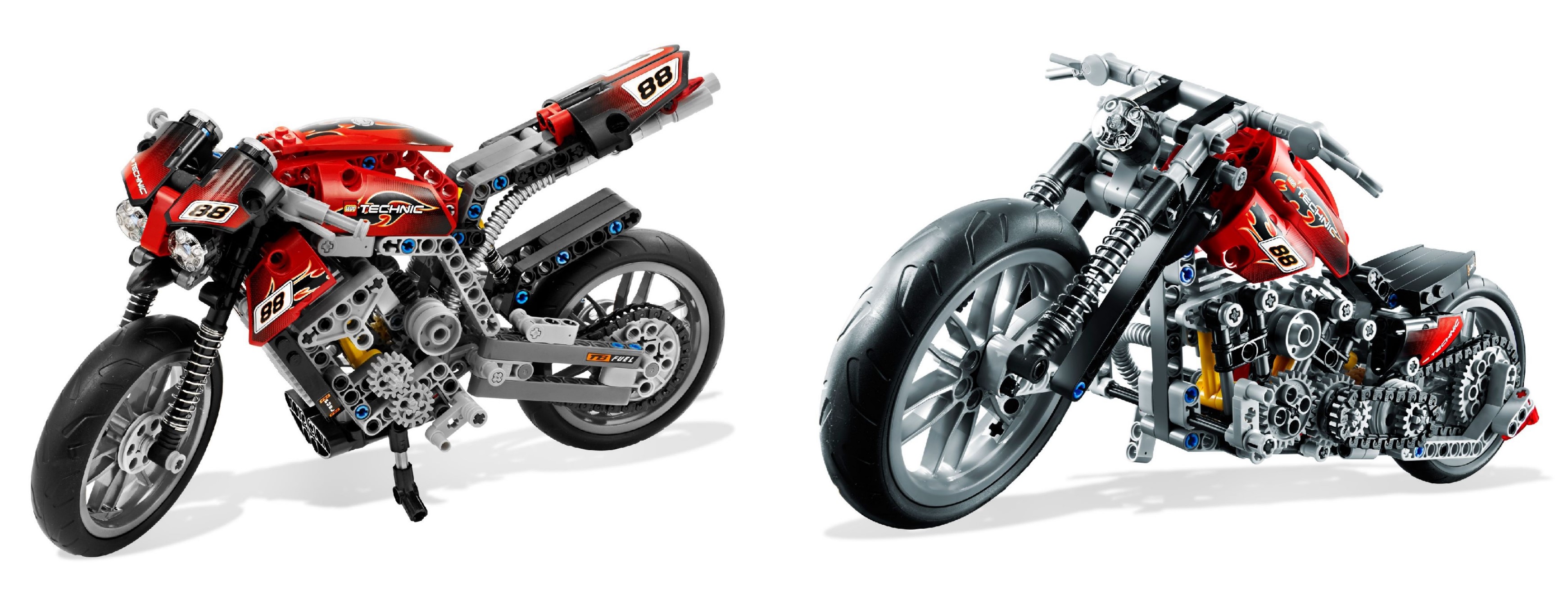 Evolution Of The Brick: LEGO Technic Motorcycles, 41% OFF