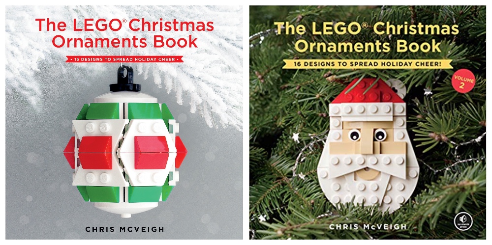 Lego christmas clearance ornaments book