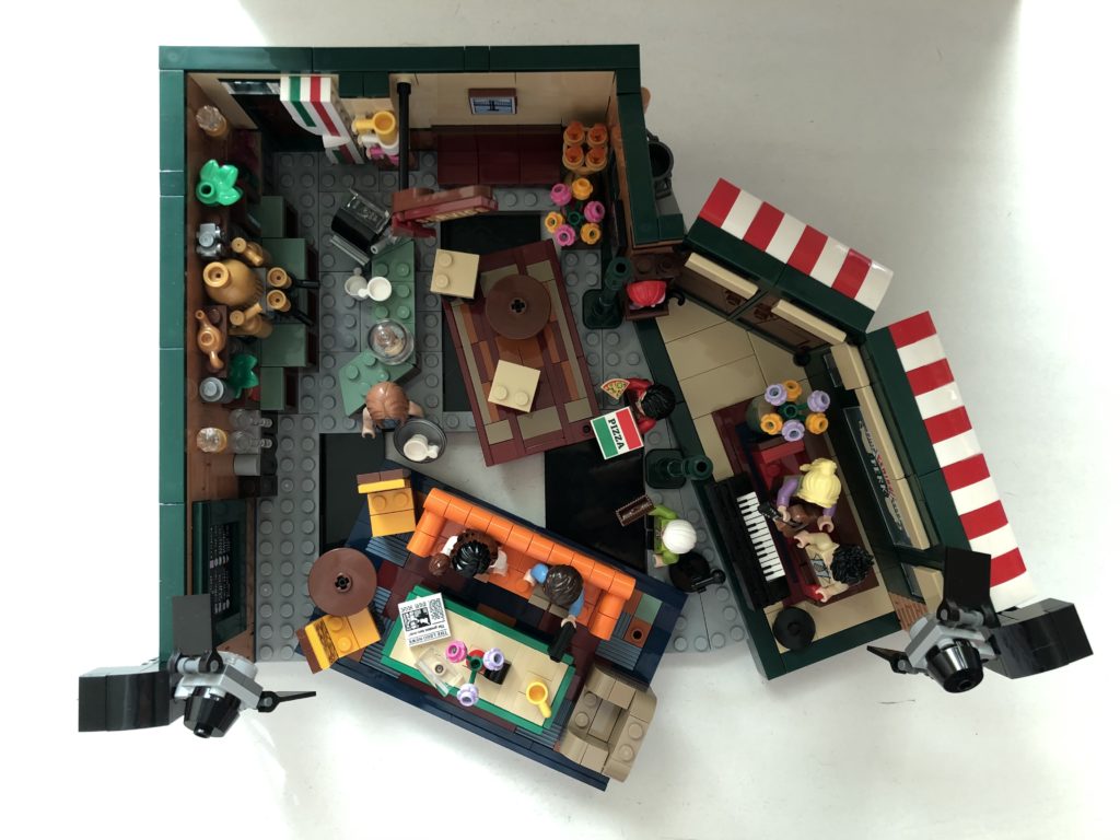 lego central perk top view