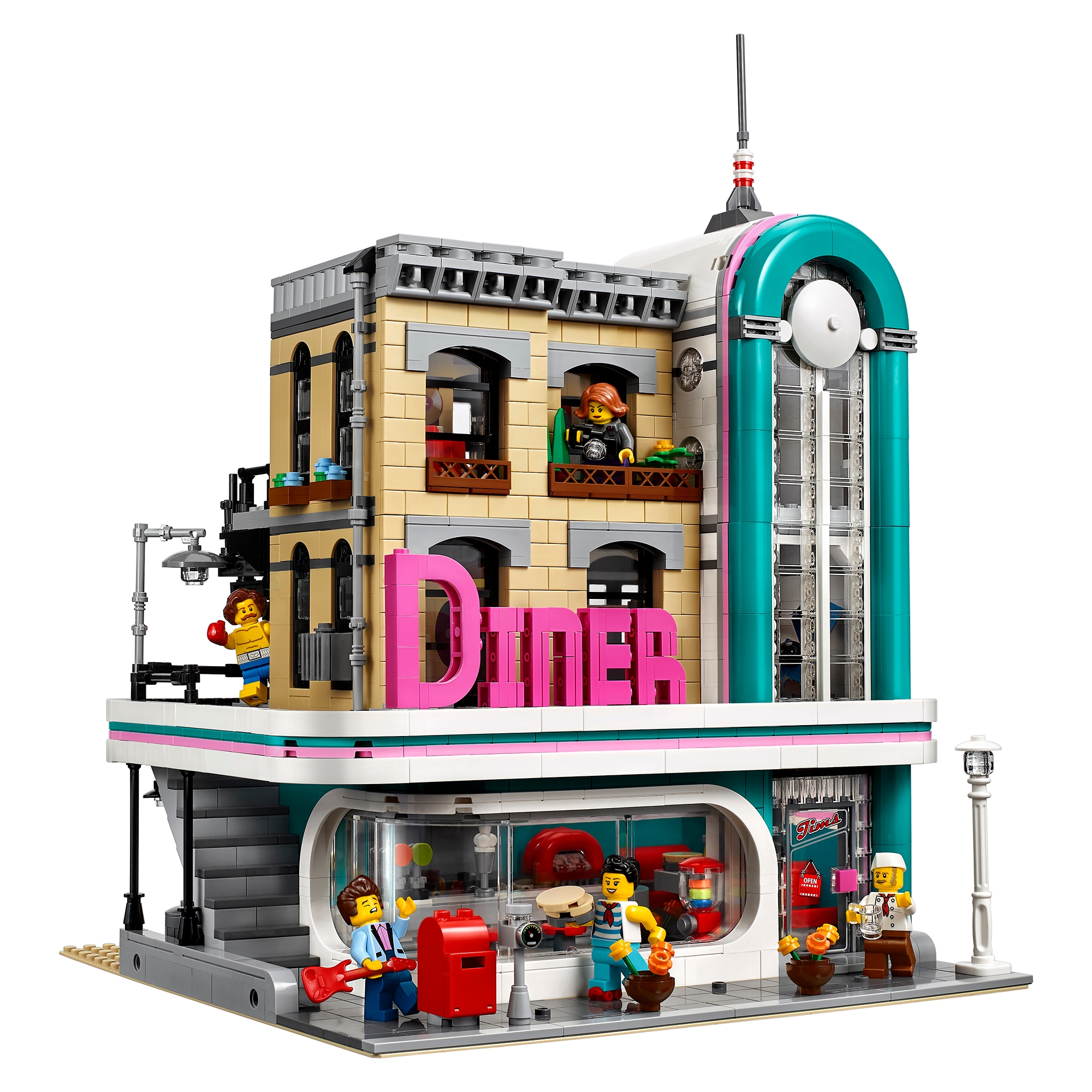 lego modular downtown diner