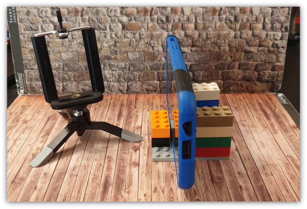 lego stop motion setup