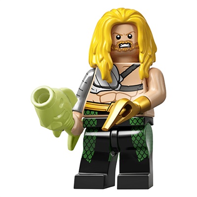 Lego men women Minifig Long HAIR Aquaman Female Wavy Shoulder Head Gear Blonde 