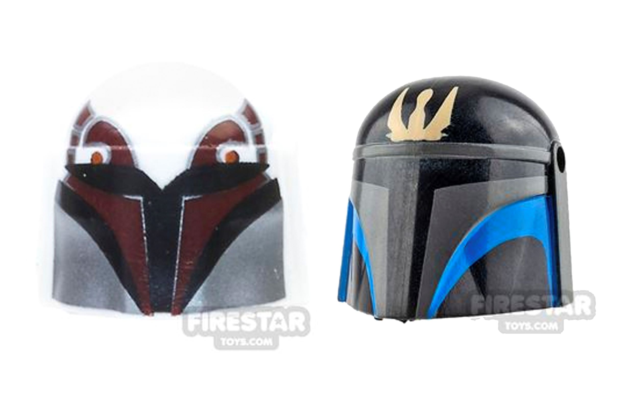 Lego mandalorian helmet custom sale