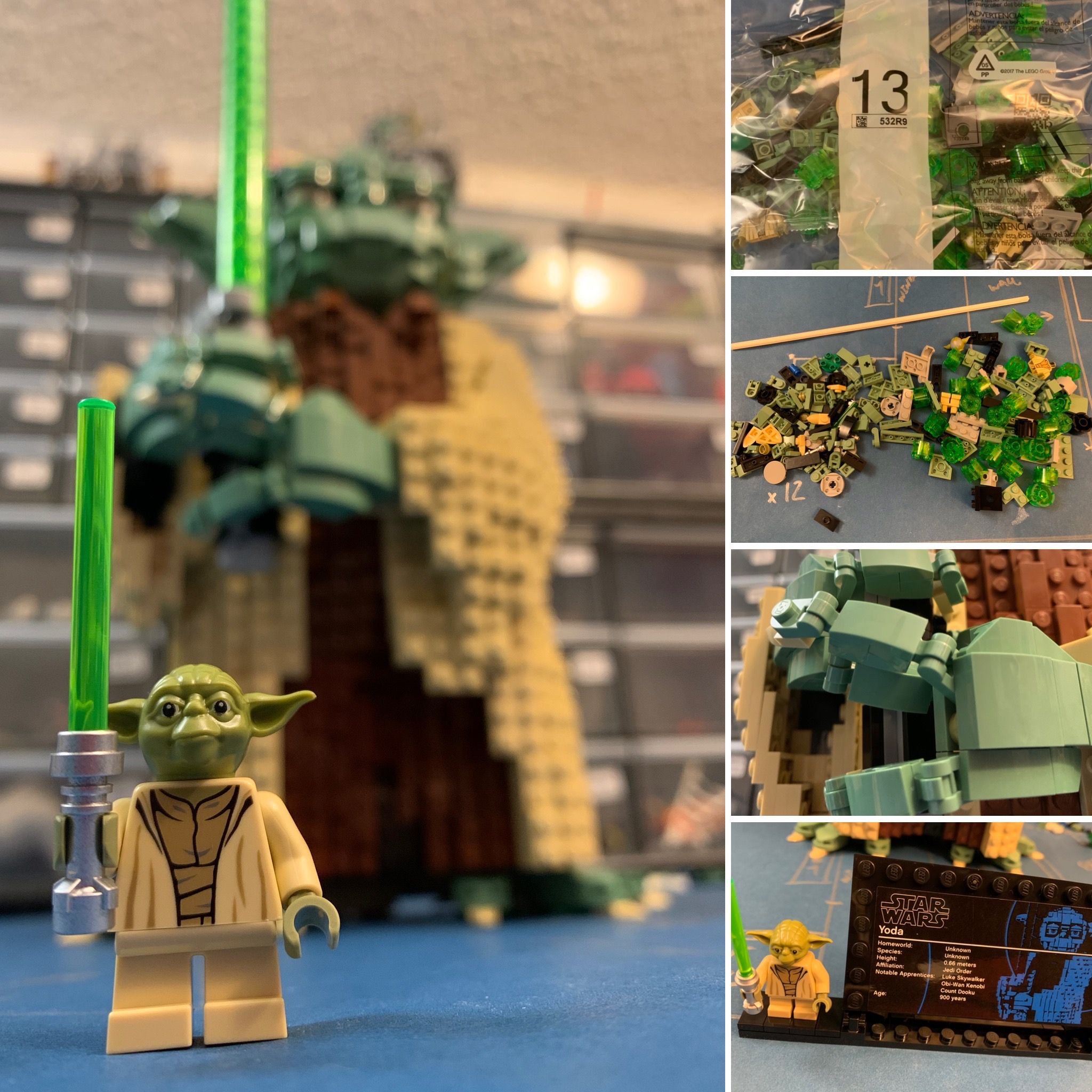 LEGO Star Wars 75255 Yoda - Lego Speed Build Review 