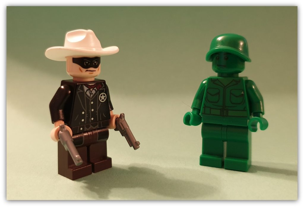 lego cowboy deadpool