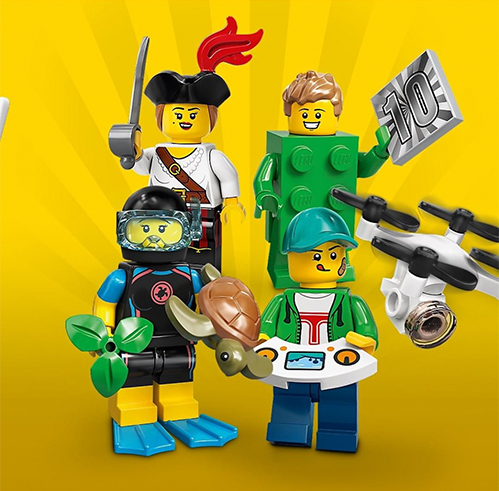 Lego Minifigure Accessory Saxophone X1 Minifigure Not Included. 