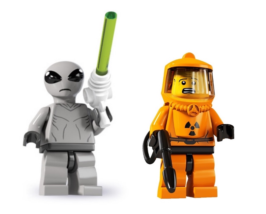 Lego alien best sale conquest minifigures