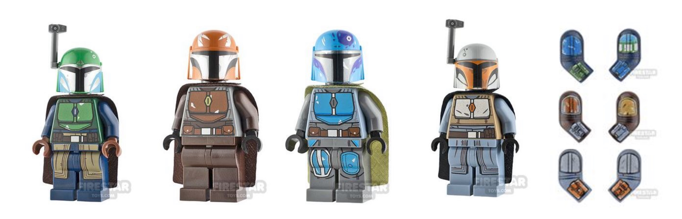 Lego mandalorian best sale custom minifigure