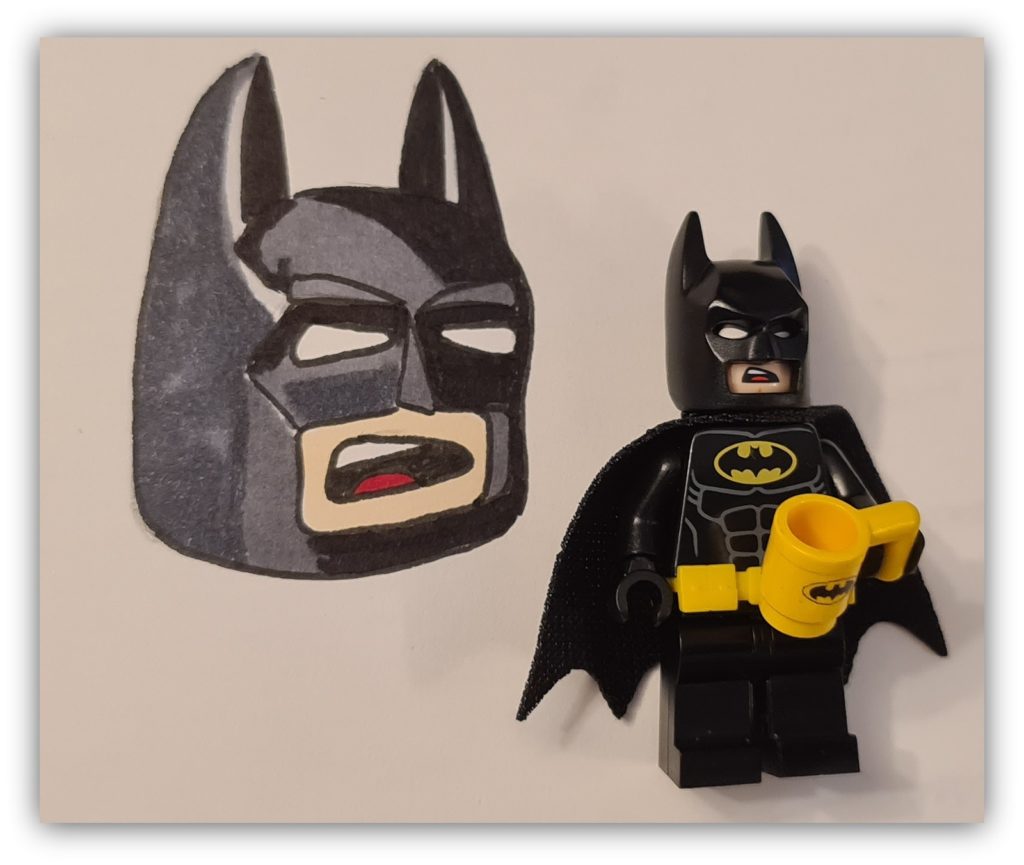 draw lego batman: colors