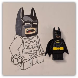 draw lego batman: torso