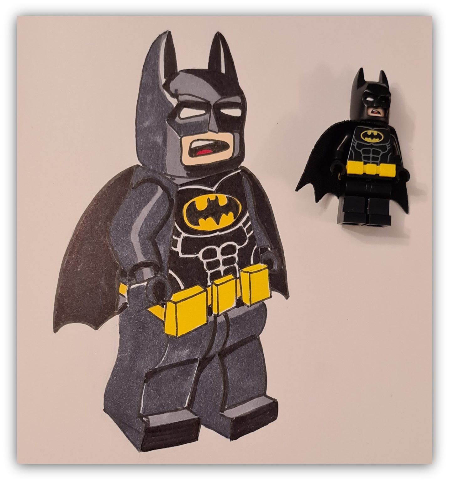 How to draw LEGO Batman A Quick Tutorial