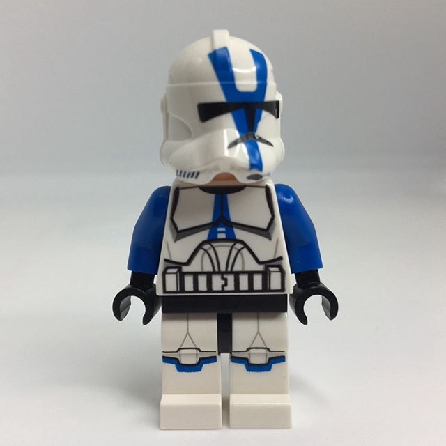 Genuine LEGO Star Wars Dark Blue Clone Trooper Prototype Minifigure RARE 