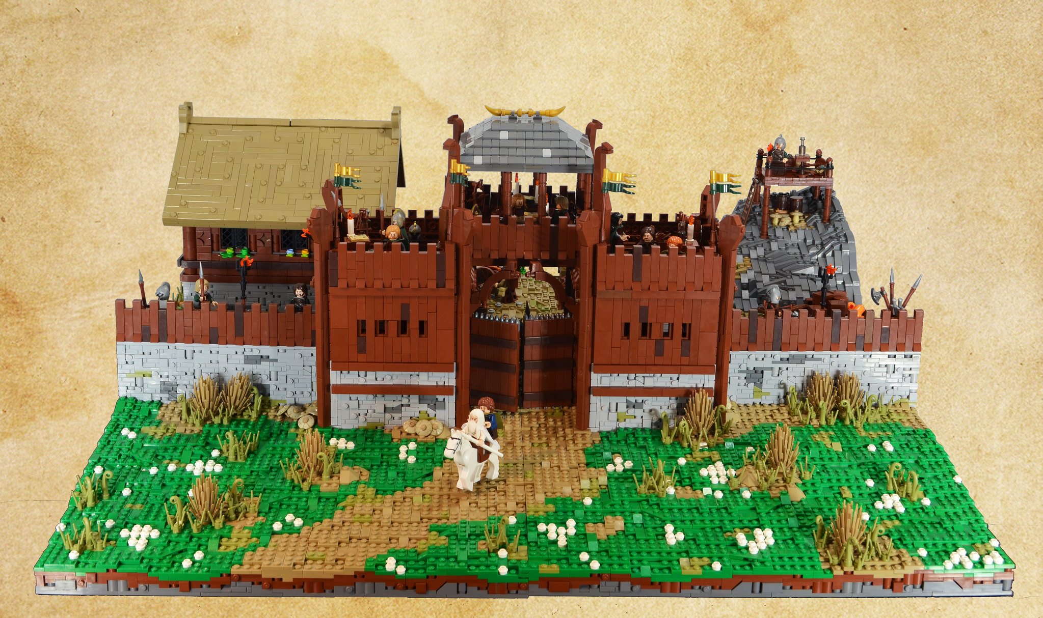 lego lord of the rings red bricks