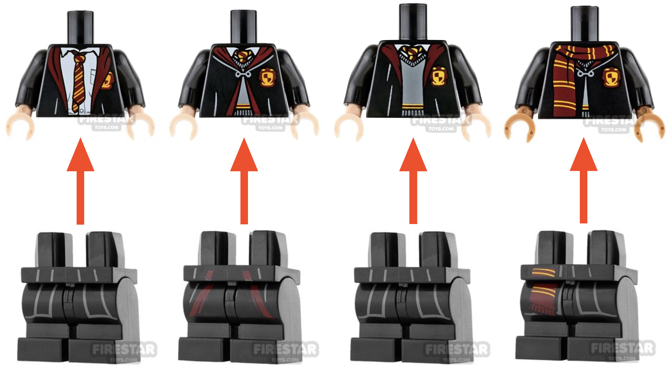 Lego harry store potter gryffindor characters