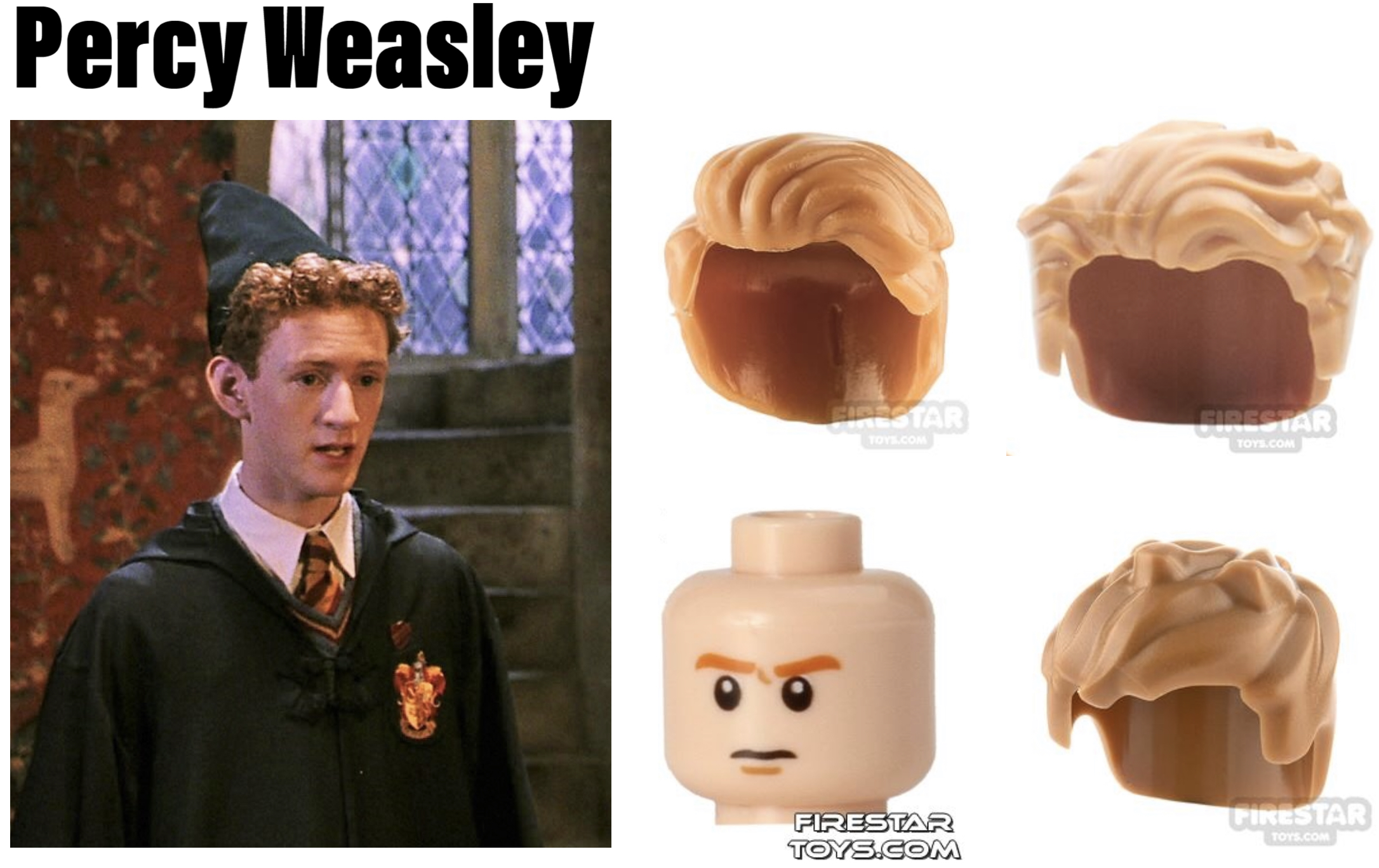 hogwarts minifigures percy weasley