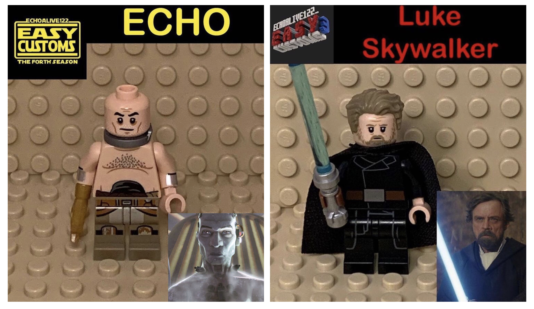 Lego purist custom minifigures sale