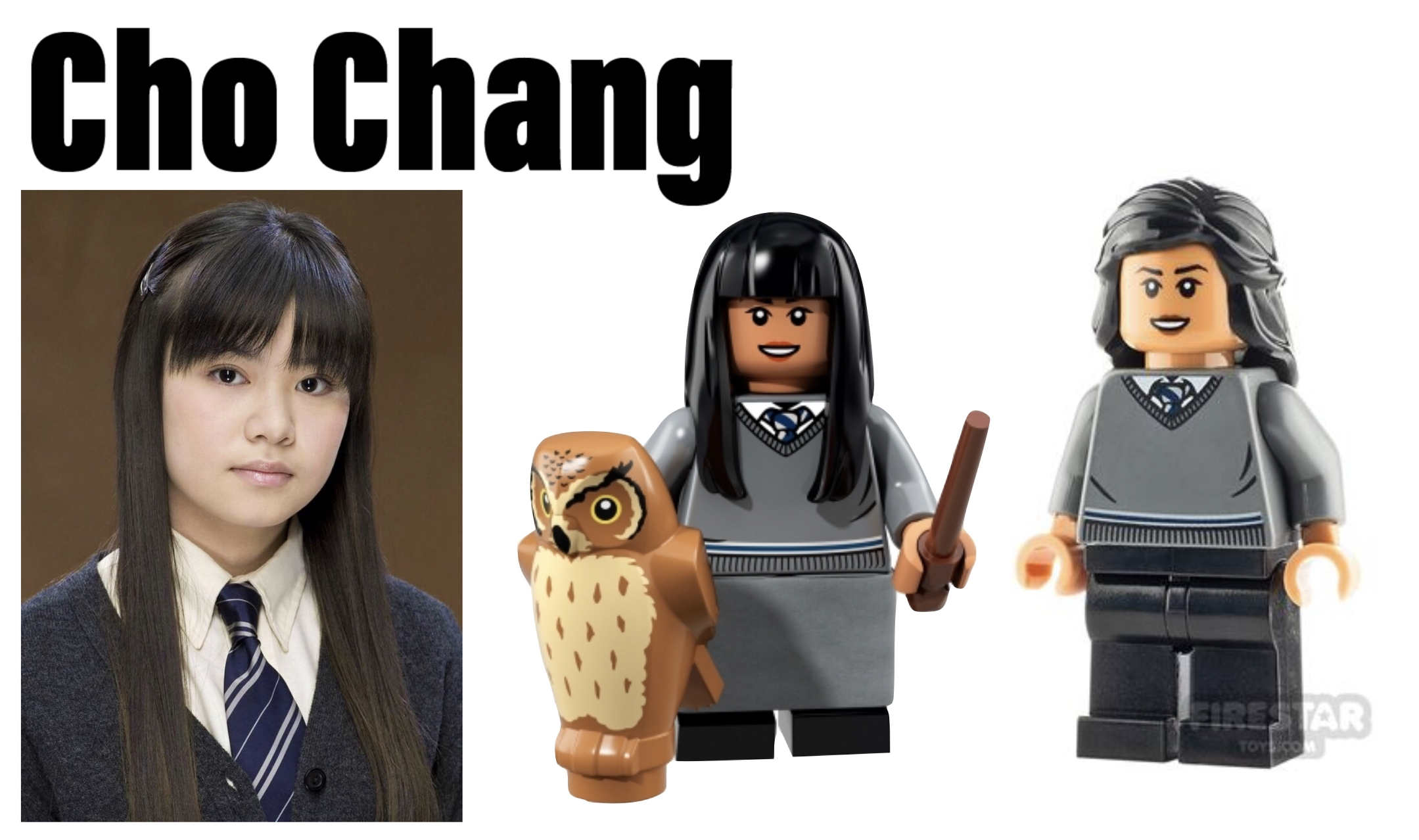 New Harry Potter LEGO Rowena Ravenclaw with Wand Witch Minifigure 71043 hp162