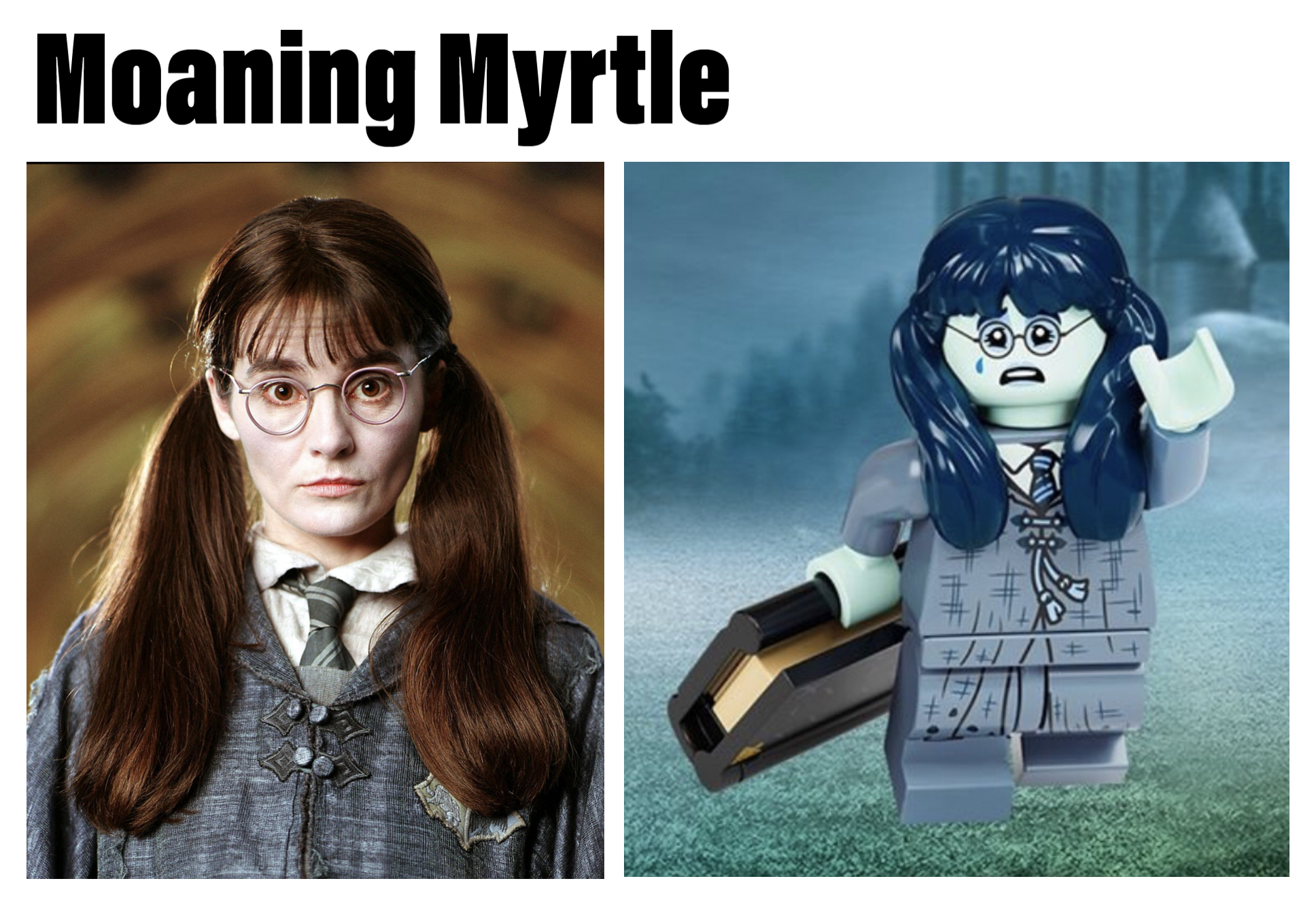 71028 Harry Potter Series 2 LEGO® Minifig 14- Moaning Myrtle/Mimi Geignarde 