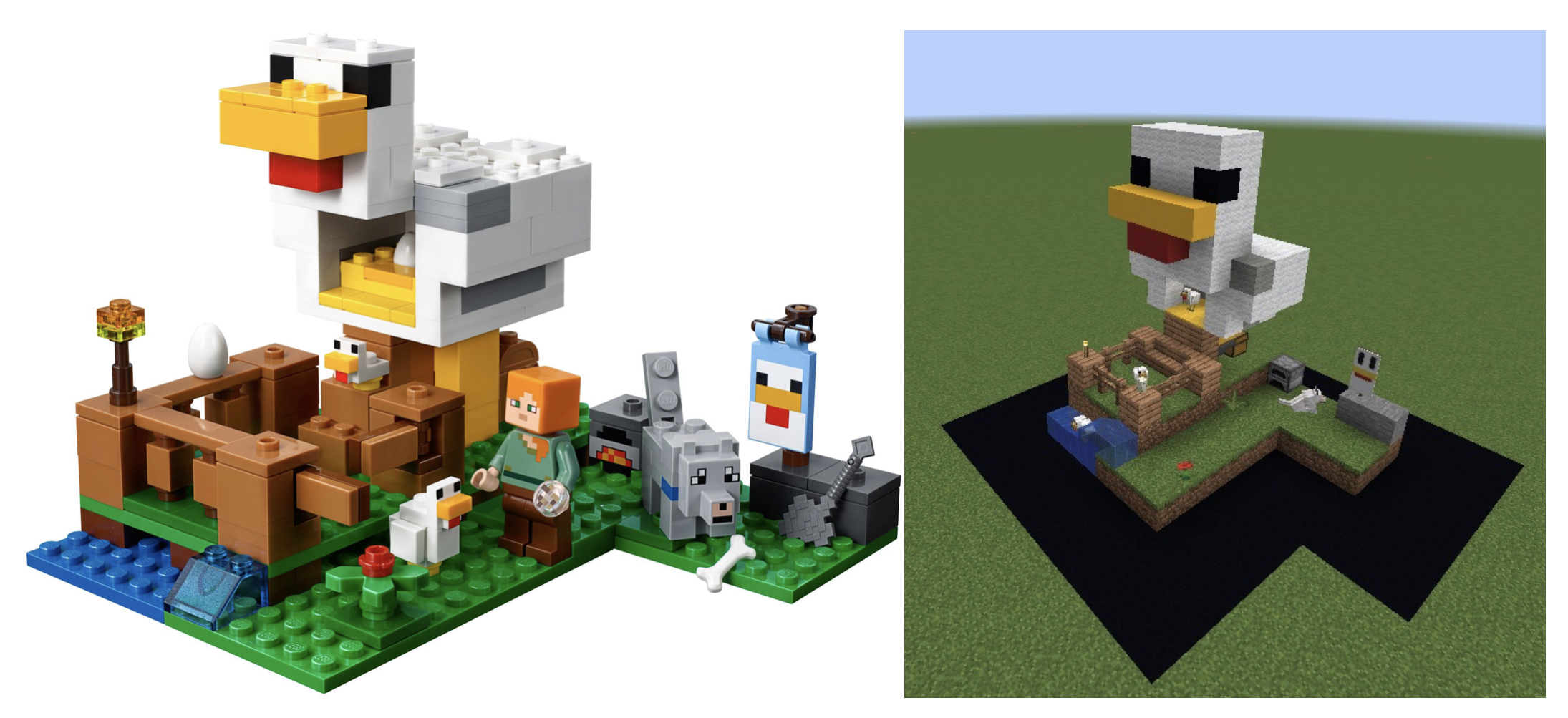 Building LEGO Minecraft Sets Minecraft