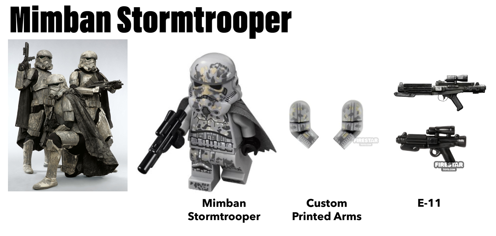 Lego mimban stormtrooper sale