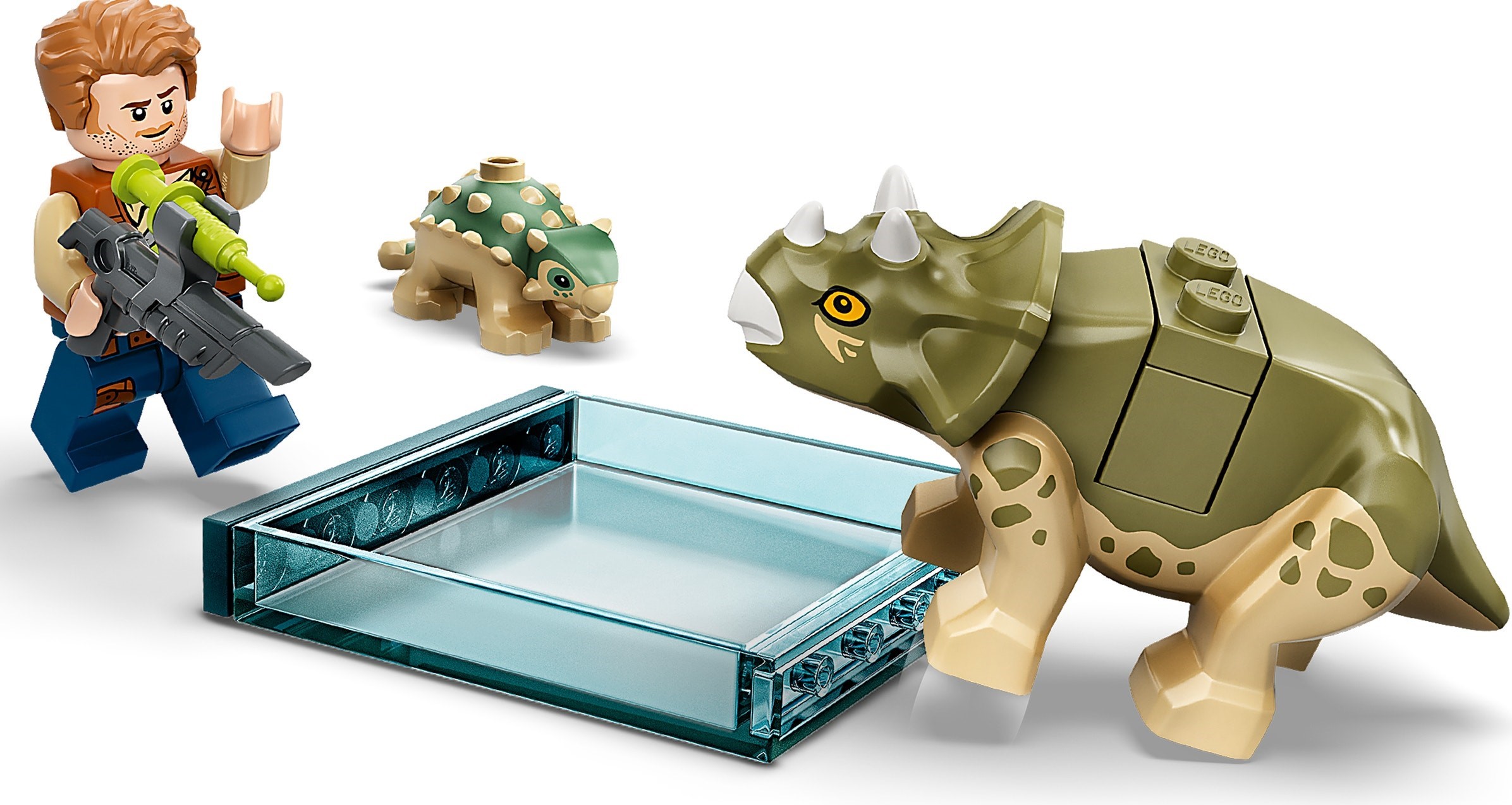 lego jurassic world minifigures set