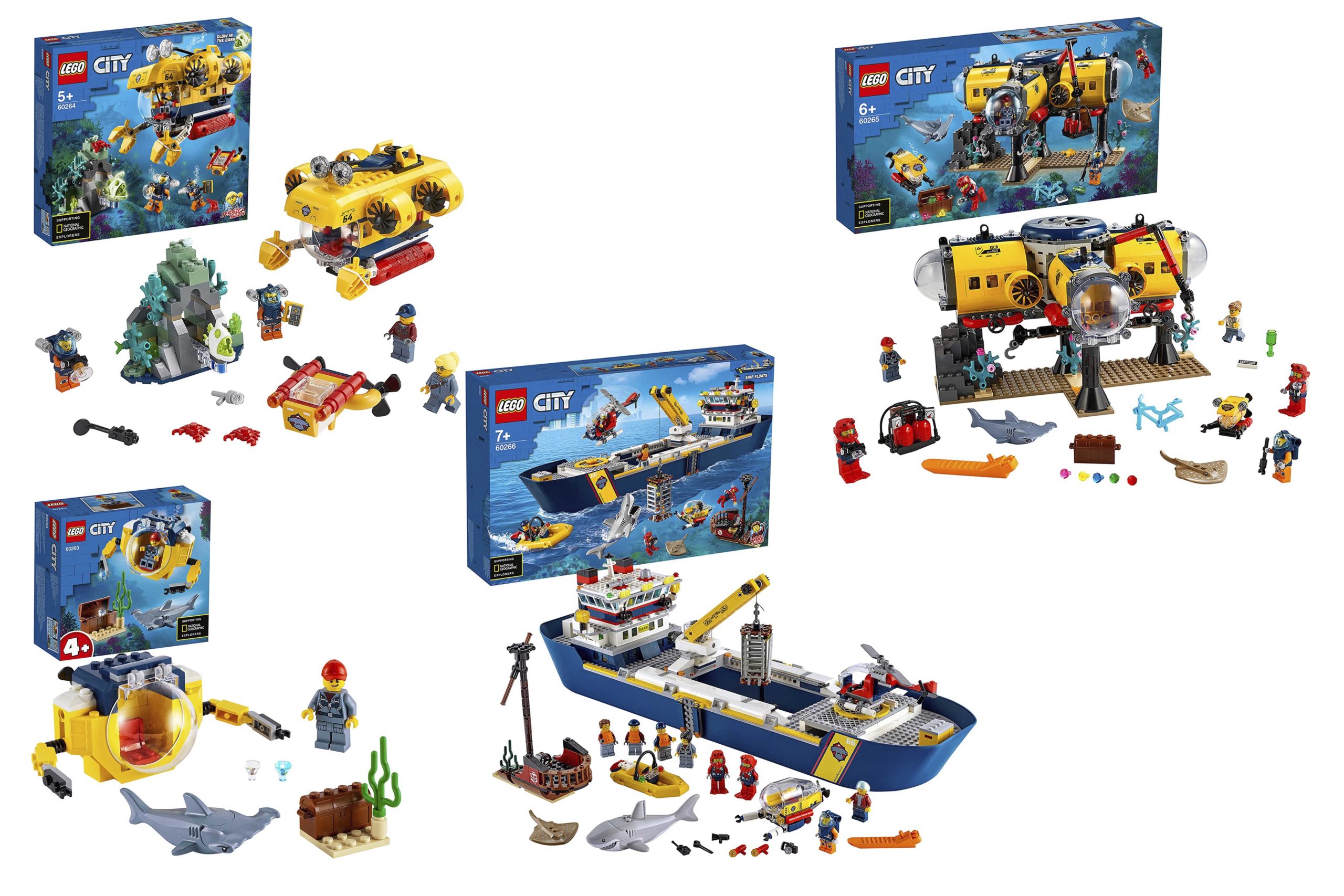 Taking A Closer Look At The LEGO City Ocean Exploration Sets